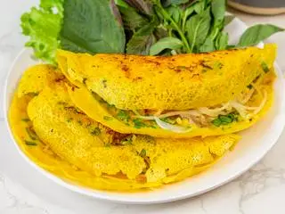 Hình ảnh bánh xèo thịt 