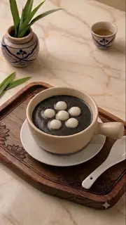 Hình ảnh Best Seller - Chè Mè Đen Trôi Nước Cốt dừa - Đẹp da tóc