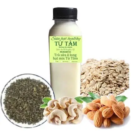 Hình ảnh Trà sữa ô long hạt mix Từ Tâm  (chai-uống ấm)