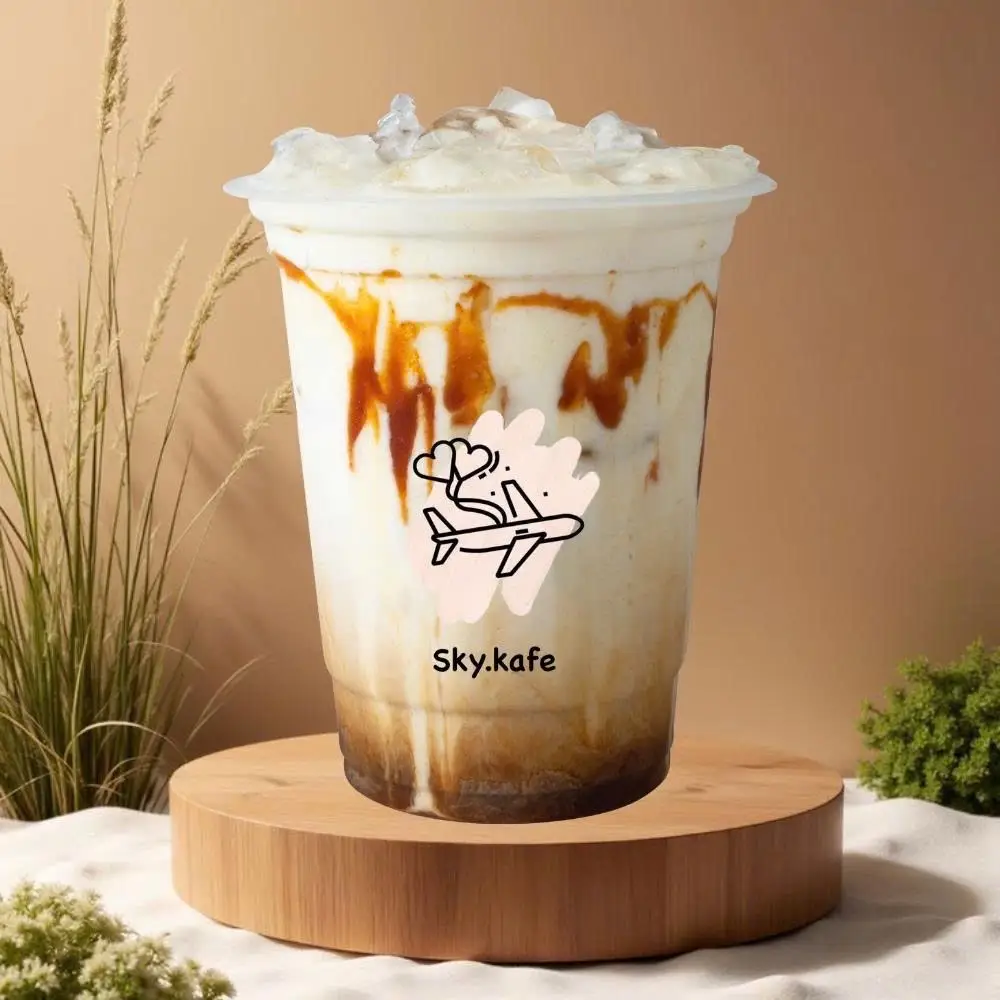 Hình ảnh Coffee caramel latte-cafe pha máy nguyên chất 100%