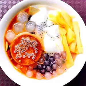 Hình ảnh Sữa Chua Nếp Mít Caramen