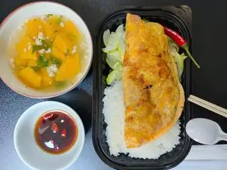 Hình ảnh Cơm trứng chiên cà chua 