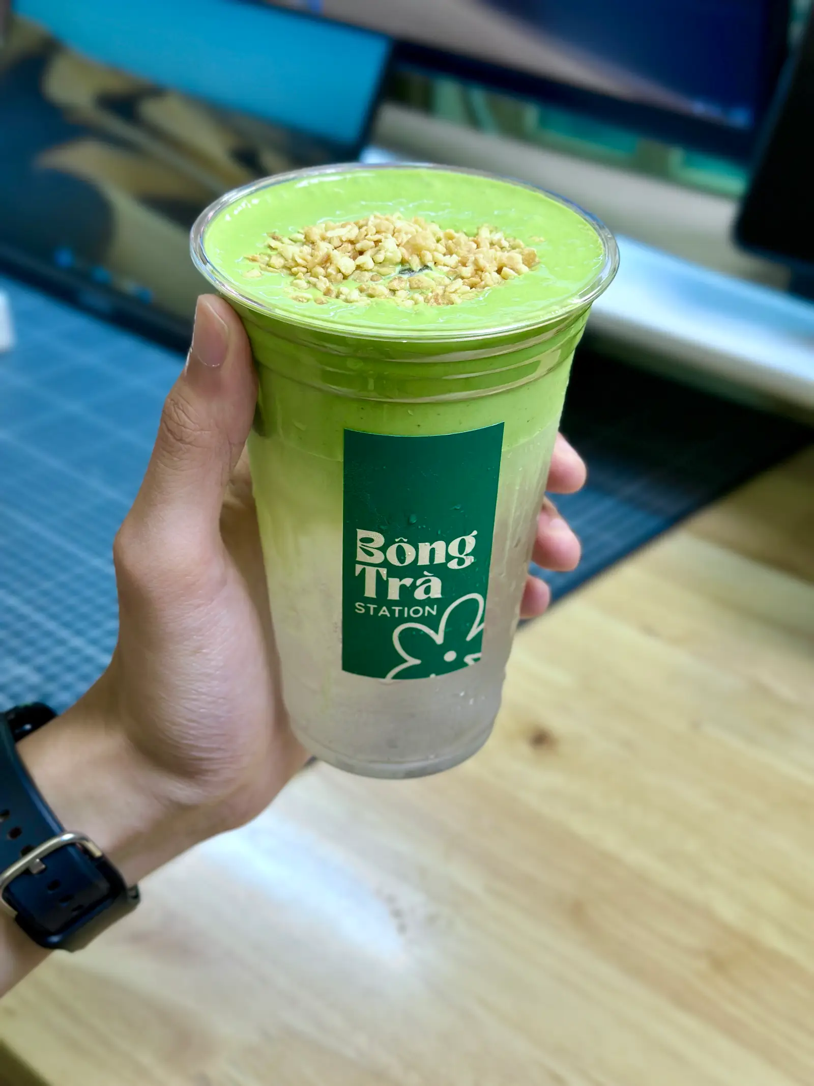 Hình ảnh Matcha coco foam nước dừa
