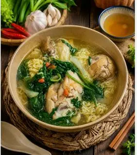 Hình ảnh mỳ gà hầm