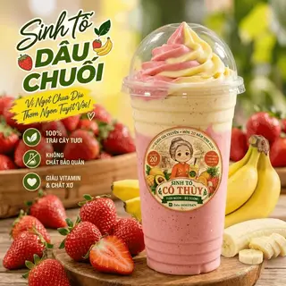 Hình ảnh Sinh tố dâu - chuối
