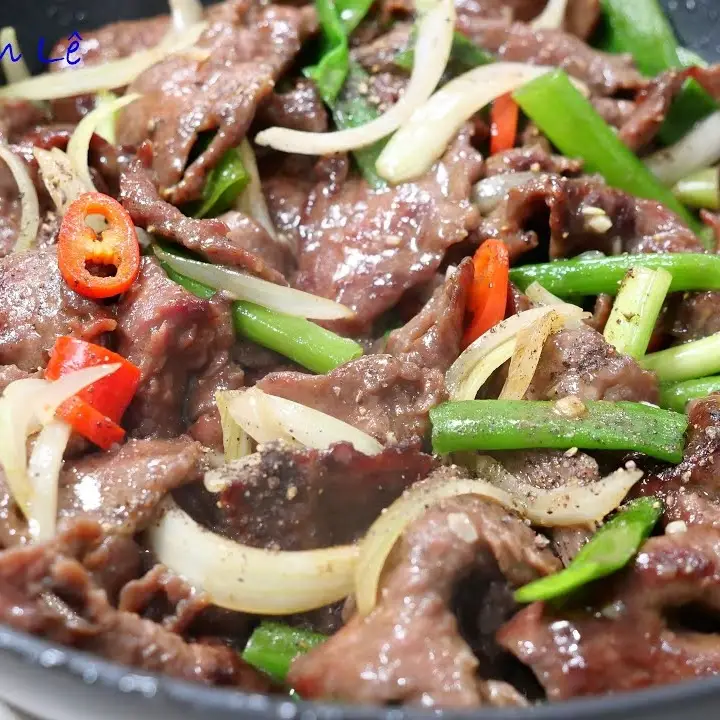 Hình ảnh cơm bò xào 