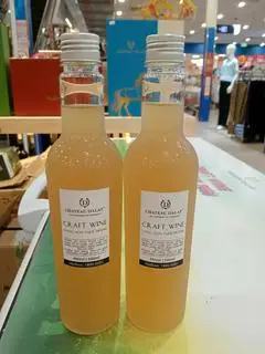 Hình ảnh Nước Nho Xanh lên men (Vang non tươi) 4% vol - 500ml