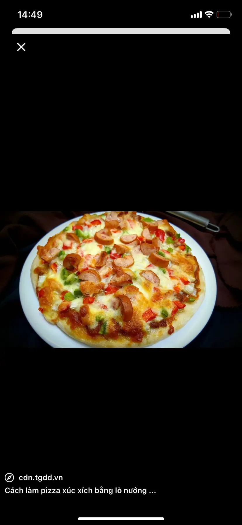 Hình ảnh Pizza hawai S