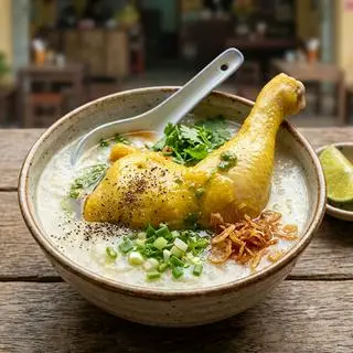 Hình ảnh Cháo đùi gà