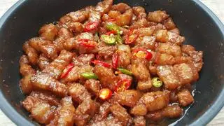 Hình ảnh Cơm Ba Rọi Xào Mắm Ruốc