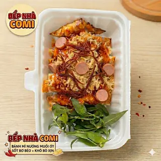 Hình ảnh ⭐ Bánh mì muối ớt sốt bơ béo + khô bò xịn