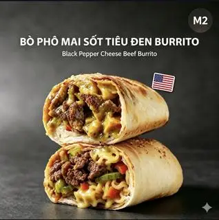 Hình ảnh M2.Bò phô mai sốt tiêu đen