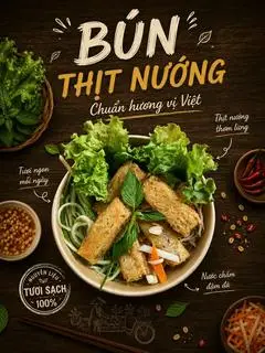 Hình ảnh Bún chả giò - bì