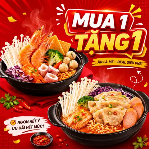 Hình ảnh Mua Mì kim chi hải sản tặng Mì kim chi Gogi