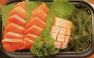 Hình ảnh Sashimi Cá Hồi Na Uy 12 Miếng