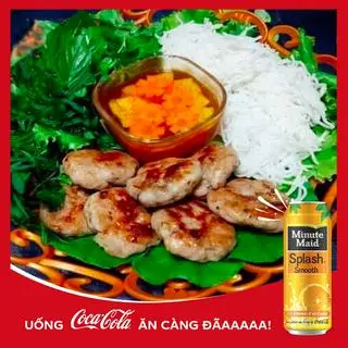 Hình ảnh COMBO Bún Chả Băm Nướng Tươi + Minute Cam Ép