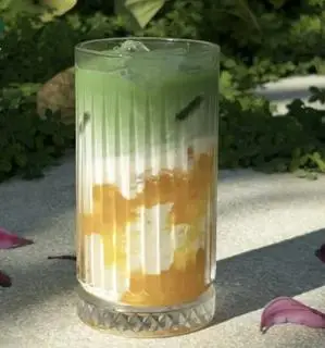 Hình ảnh Macha Latte xoài dứa