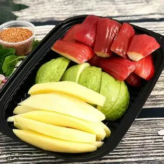 Hình ảnh xoài ổi mận 500gr +muối tôm 