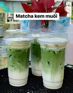 Hình ảnh siro bạc hà sữa tươi+ phomai 