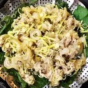 Hình ảnh Bê thui hấp lá tía tô
