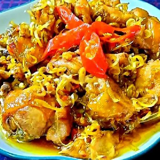 Hình ảnh Cơm Gà Xào Sả Ớt + Món Phụ