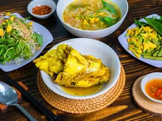 Hình ảnh Bún Đầu Cá Lóc To
