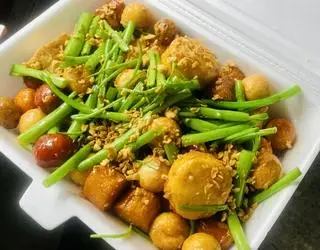 Hình ảnh combo cá viên chiên mắm 