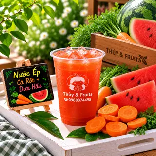 Hình ảnh Nước Ép Dưa Hấu + Cà Rốt