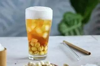 Hình ảnh Trà ô long sen vàng