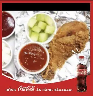 Hình ảnh Combo đùi gà + khoai chiên + coca