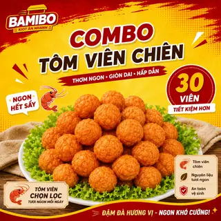 Hình ảnh Combo Tôm Viên Chiên - 30 Viên