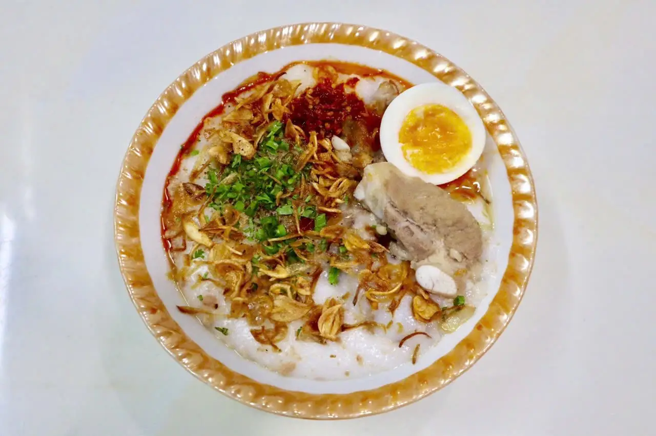 Hình ảnh Cháo sườn lòng đào