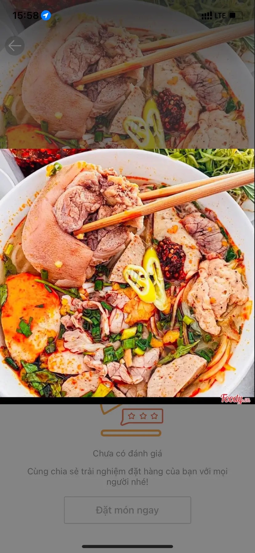 Hình ảnh Bún bò nạm
