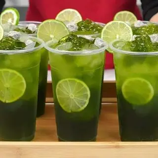 Hình ảnh kem chesses bạc hà the mát (món mới)