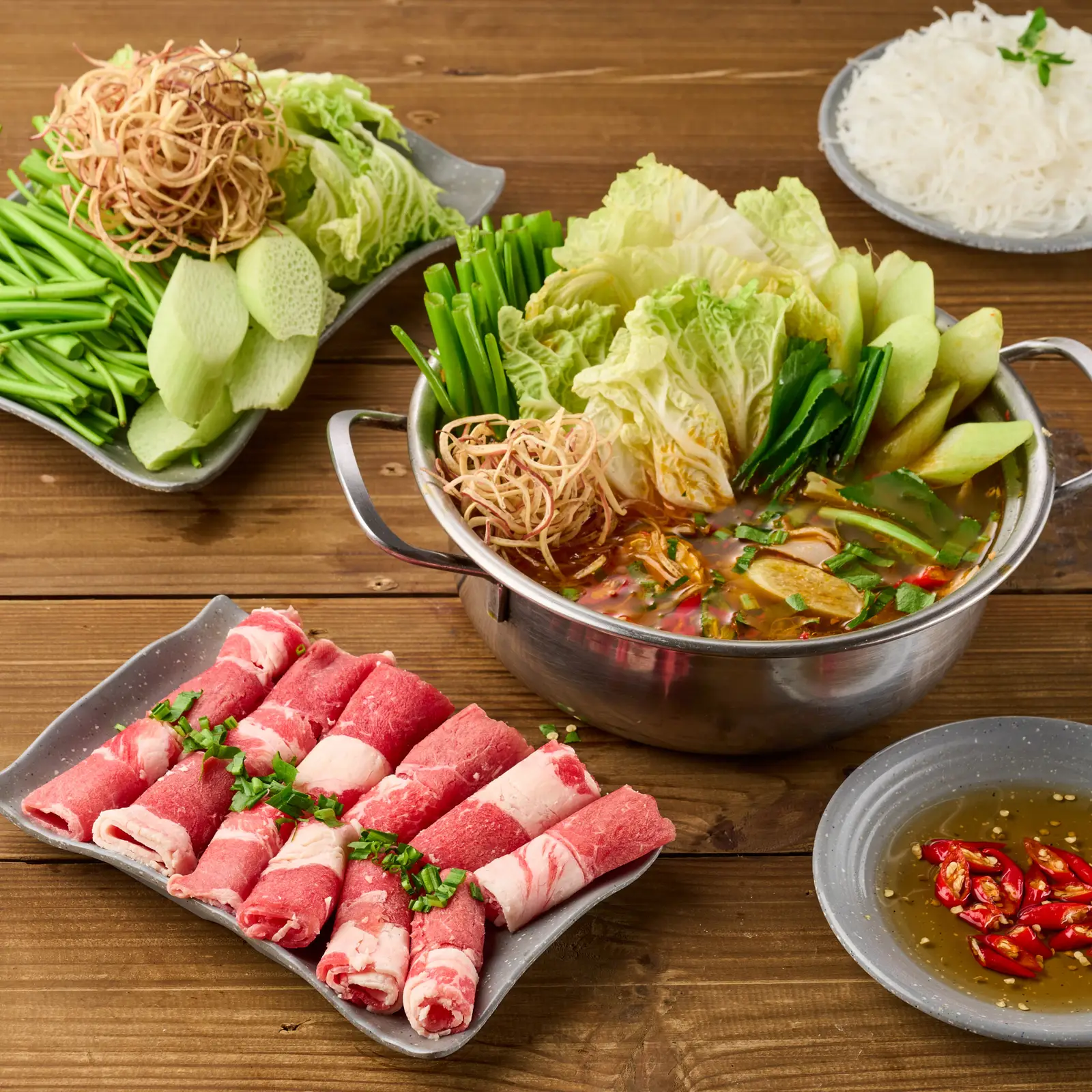 Hình ảnh Lẩu Ba Chỉ Bò Mỹ 500g Nấu Thái (2-3 Người)