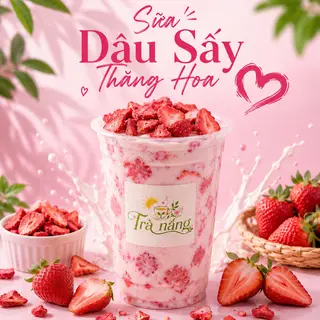 Hình ảnh Sữa dâu sấy thăng hoa - size L