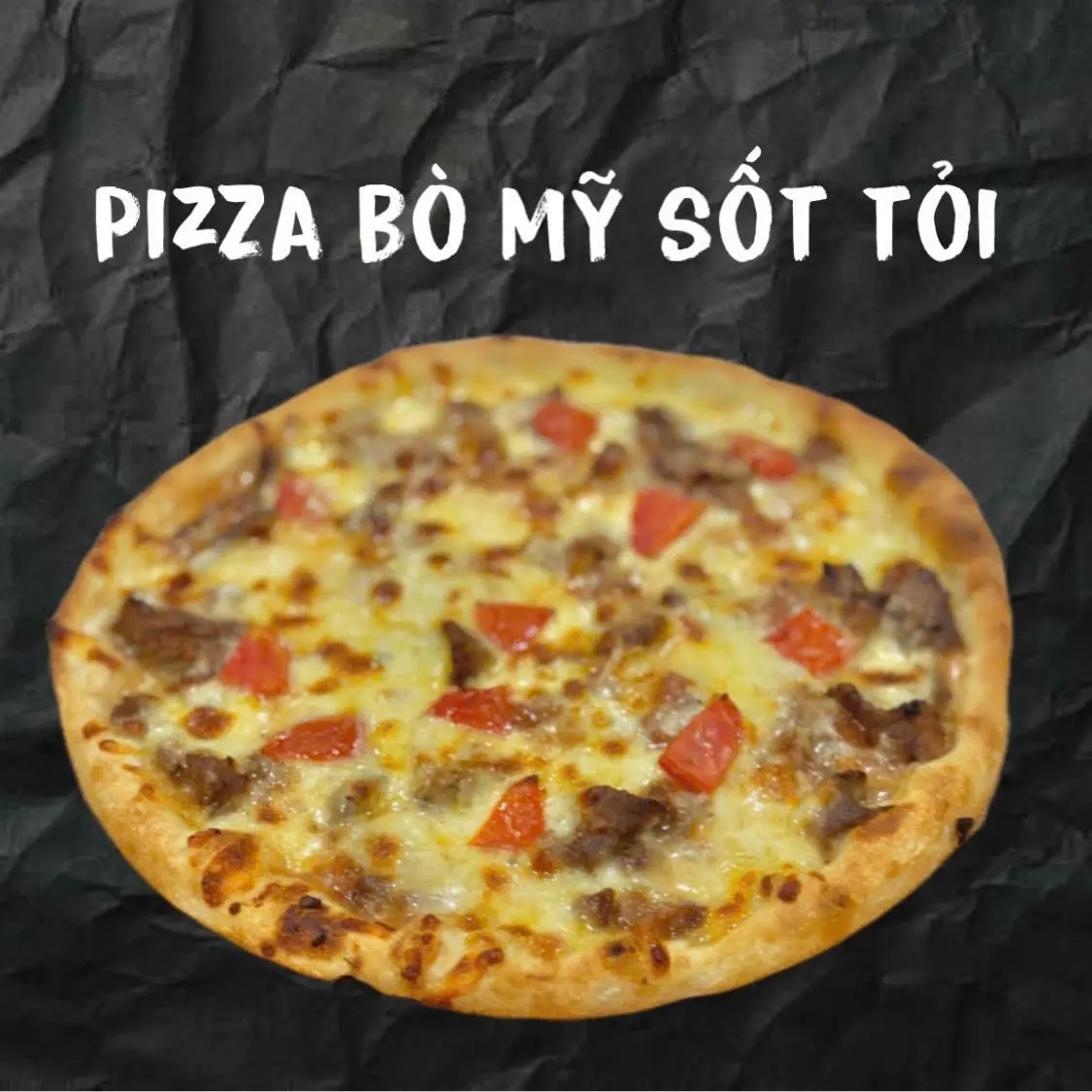 Hình ảnh Pizza Bò Mỹ Sốt Tỏi Đặc Biệt