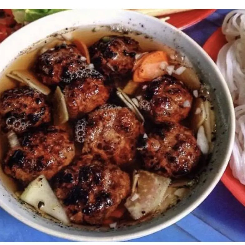Hình ảnh Bún chả thịt viên
