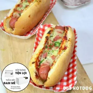 Hình ảnh Hotdog jambon thịt nguội
