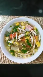 Hình ảnh Súp gà nấm