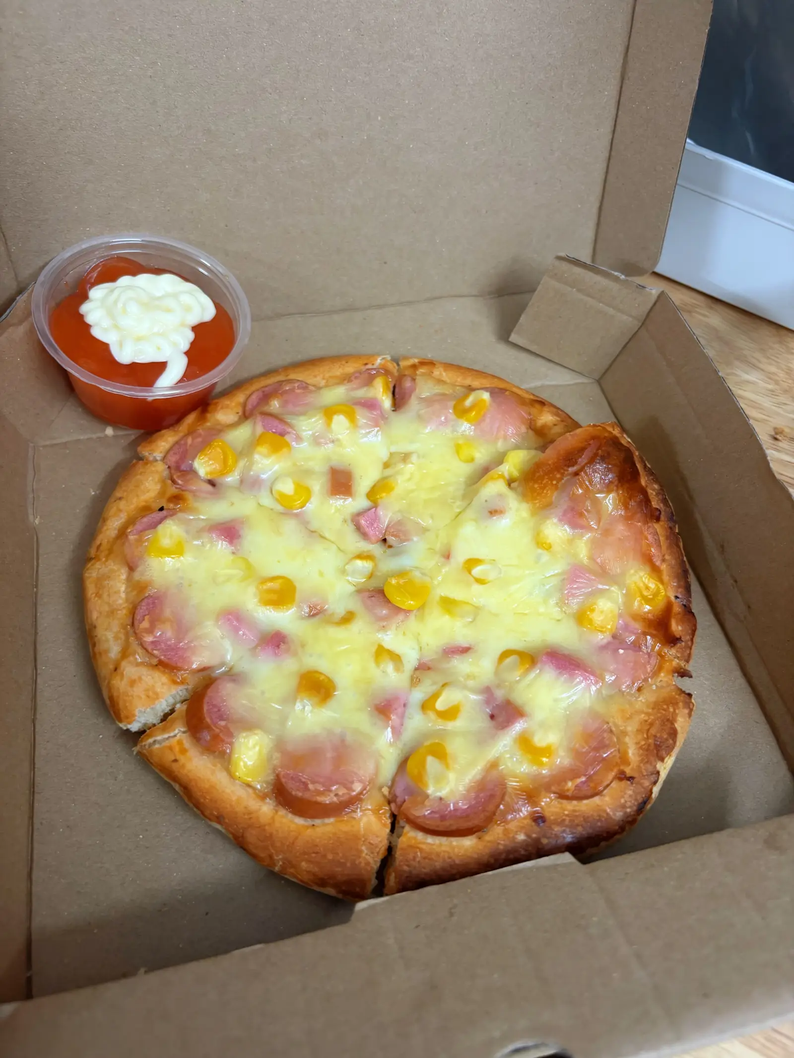 Hình ảnh PIZZA XUC XICH SIZE L 19CM