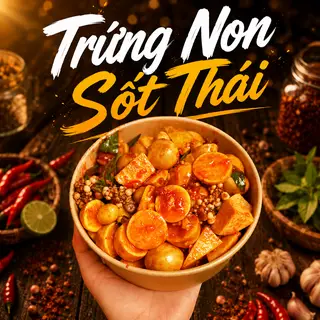 Hình ảnh Trứng Non Lòng Đào Sốt Thái - Size L