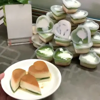 Hình ảnh Bánh Flan Rau Câu Dừa Dứa