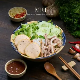 Hình ảnh BÚN MẮM NÊM THỊT LUỘC + CHẢ CHIÊN