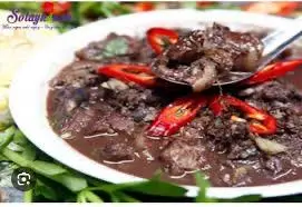 Hình ảnh vịt nấu rượi mận