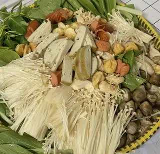 Hình ảnh lẩu chay 3 người 