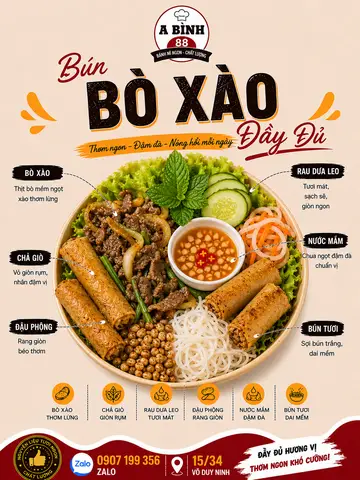 Hình ảnh Bún bò xào