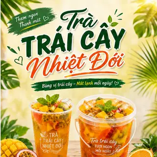 Hình ảnh Trà trái cây nhiệt đới -  xô 1000ml