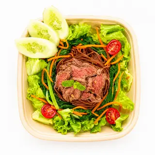 Hình ảnh Bún lứt trộn bò rau cải