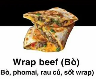 Hình ảnh Wrap beef - bò